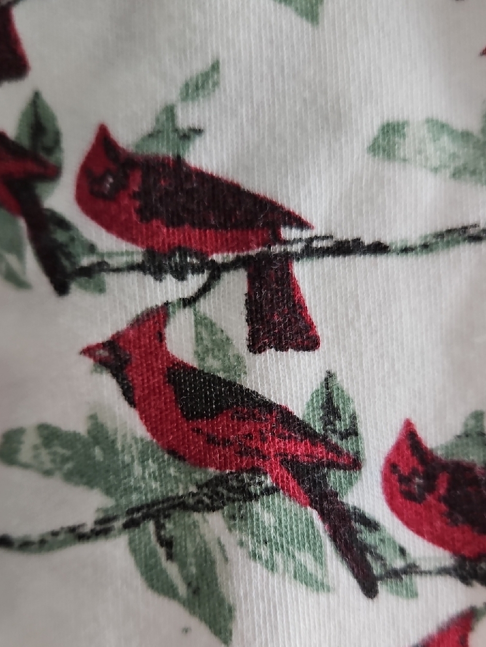 Kate Quinn Cotton Cardinal Print One Piece Romper 18-24 Months - Picture 3 of 4